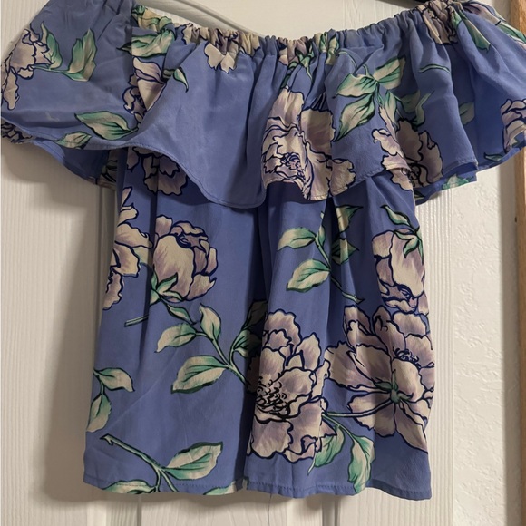 Yumi Kim Floral Off-Shoulder Women Top - Picture 1 of 3